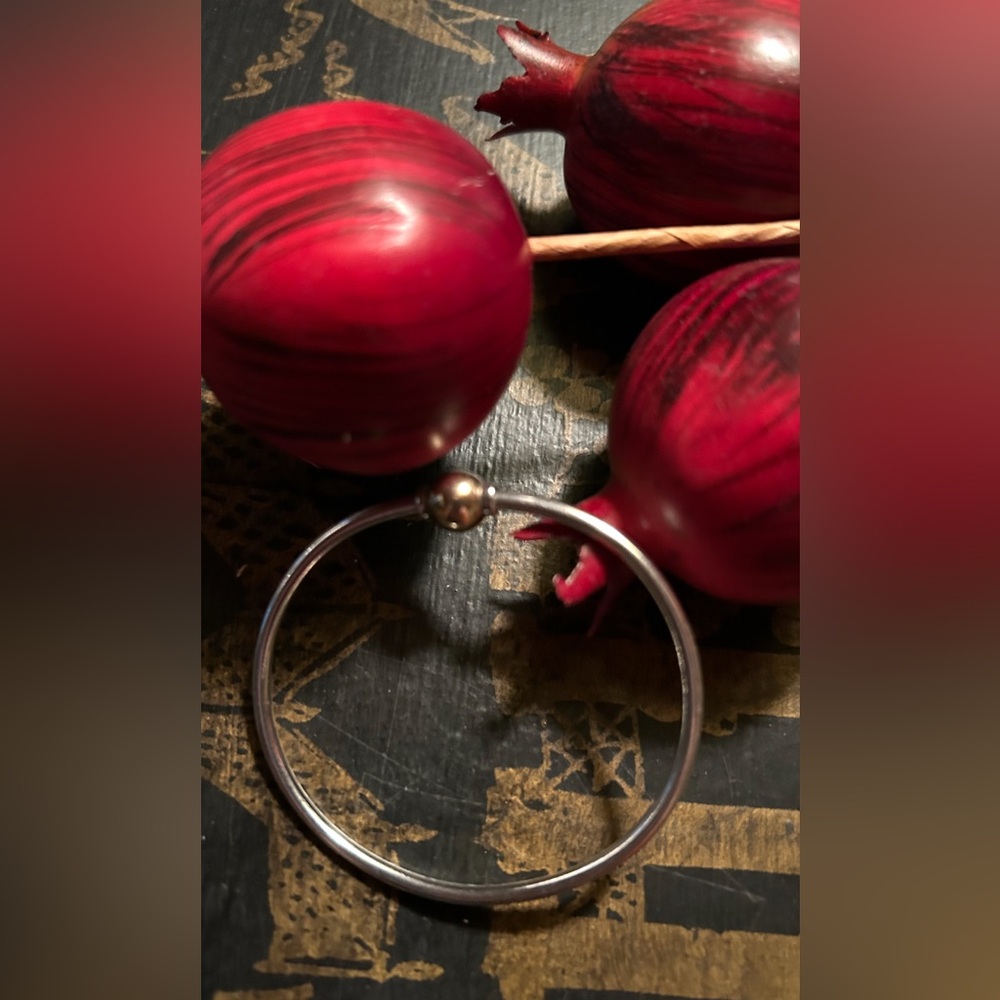 Eden Hand Arts Sterling and 14K Screwball Cape Cod Bracelet